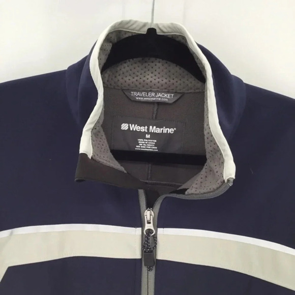 West Marine Men’s Traveler Soft Shell Water Resistant Zip Jacket Size M - Picture 5 of 11